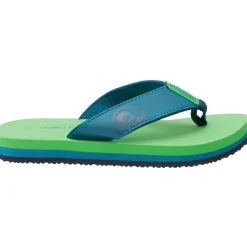 Trollkids Haukland Strand sandalen voor kinderen - Fresh Green/Dark Marine/Mystic Blue