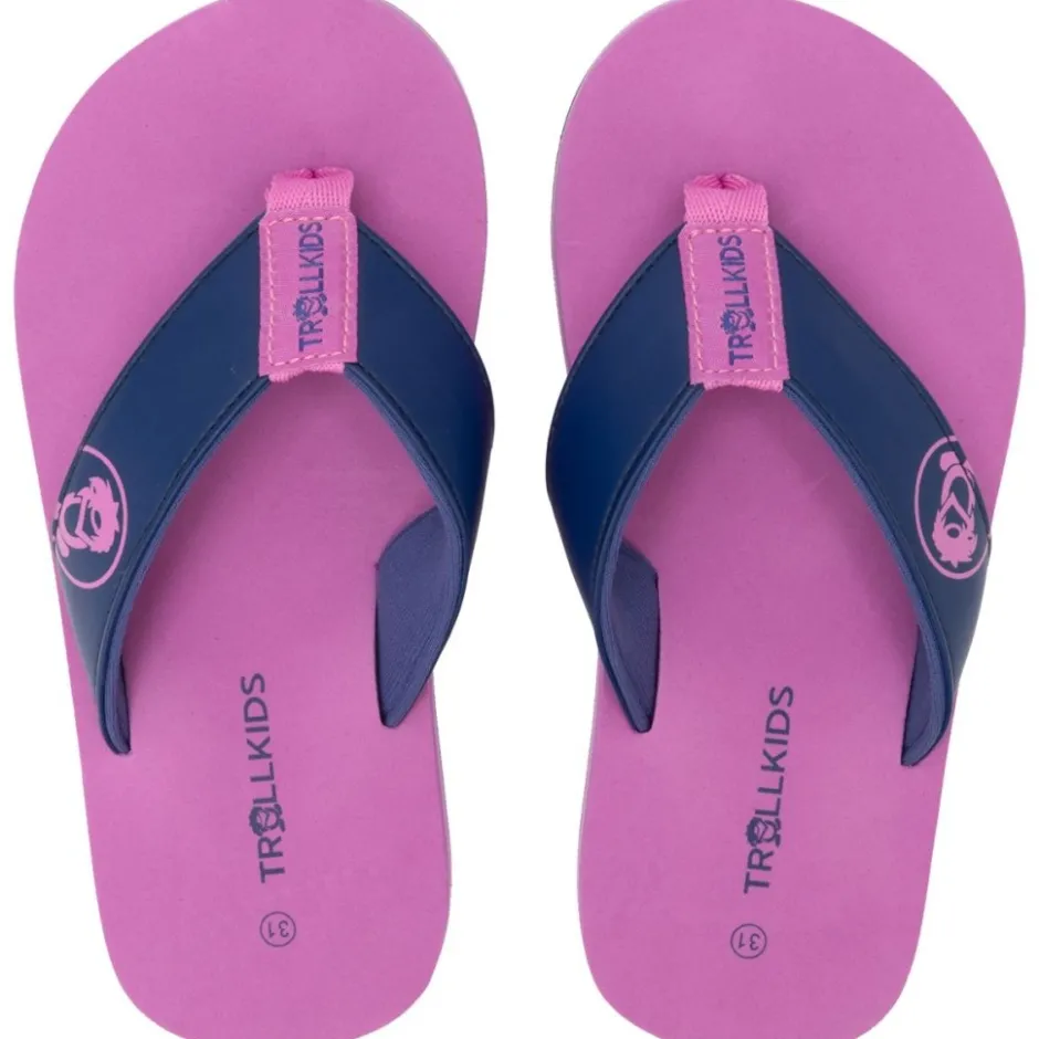 Zwemschoenen|Zwemschoenen < Trollkids Haukland Strand sandalen voor kinderen - Mallow Pink/Violet Blue/Wild Rose