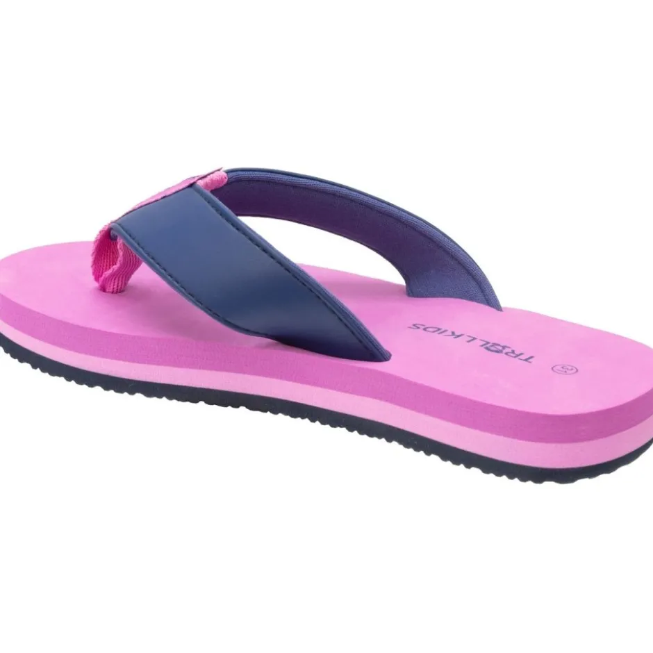 Zwemschoenen|Zwemschoenen < Trollkids Haukland Strand sandalen voor kinderen - Mallow Pink/Violet Blue/Wild Rose