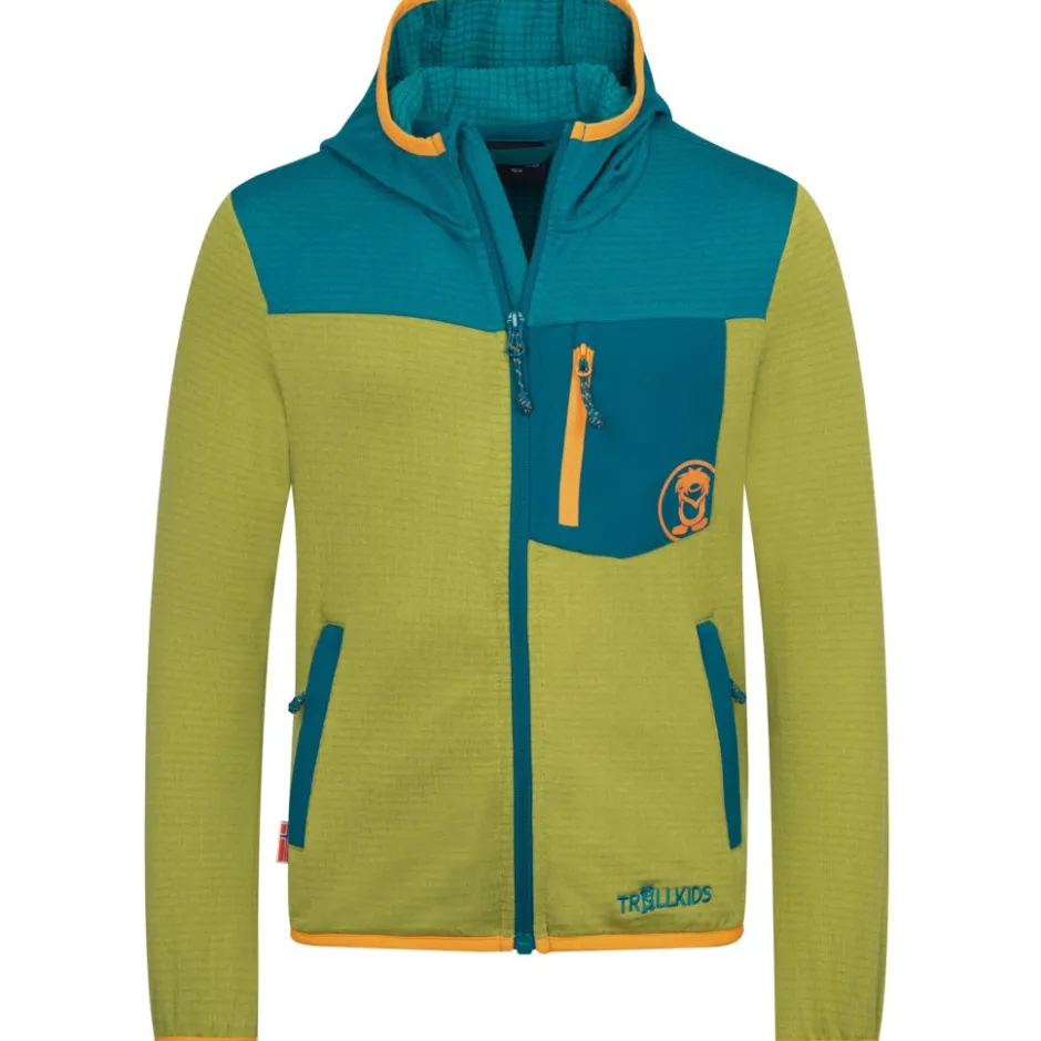 T-Shirts & Tops < Trollkids Holmedal Jas voor kinderen - Pear Green/Lagoon Green
