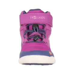 Trollkids Hovden Winter Barefoot Schoenen Kinderen - Mallow Pink/Violet Blue/Wild Rose