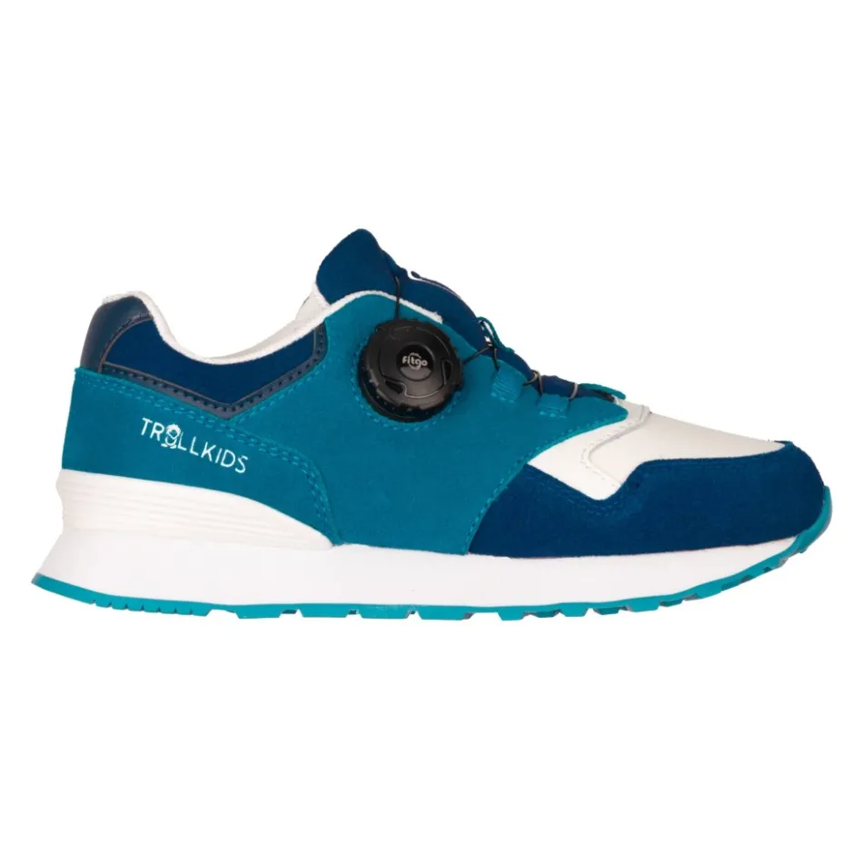 Schoenen < Trollkids Kristiansand Sneakers Kinderen - Harbor Blue/Dark Indigo