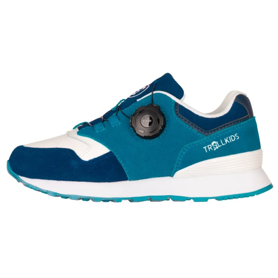 Schoenen < Trollkids Kristiansand Sneakers Kinderen - Harbor Blue/Dark Indigo