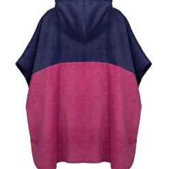 Accessoires|Zwemhulpmiddelen < Trollkids Kvalvika Surf Badponcho kinderen - Mallow Pink/ Violet Blue