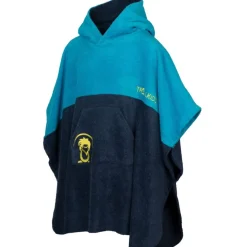 Trollkids Kvalvika Surf Badponcho kinderen - Vivid Blue/ Mystic Blue