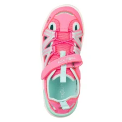 Trollkids Saltfjord Barefoot Sandalen Kinderen - Light Magenta/Dark Mint
