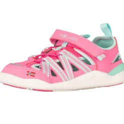 Trollkids Saltfjord Barefoot Sandalen Kinderen - Light Magenta/Dark Mint