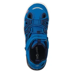 Trollkids Saltfjord Barefoot Sandalen Kinderen - Alpine Blue/Dark Indigo
