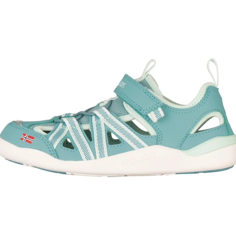 Trollkids Saltfjord Barefoot Sandalen Kinderen - Aqua Haze/Aqua Marble