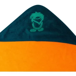 Accessoires|Lichaamsverzorging < Trollkids Sandefjord Handdoek voor kinderen - Sahara Sunset/ Lagoon Green