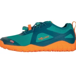 Trollkids Skanden Hiker Barefoot schoenen voor kinderen - Sea Green/Lagoon Green/Sahara Sunset