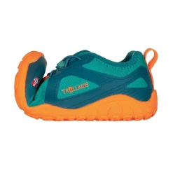 Trollkids Skanden Hiker Barefoot schoenen voor kinderen - Sea Green/Lagoon Green/Sahara Sunset