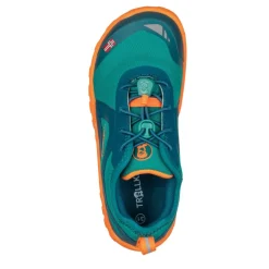 Trollkids Skanden Hiker Barefoot schoenen voor kinderen - Sea Green/Lagoon Green/Sahara Sunset