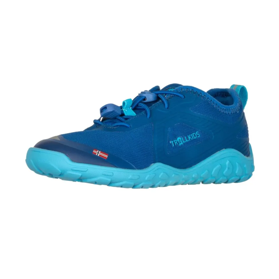 Wandelschoenen|Barefoot Schoenen < Trollkids Skanden Hiker Barefoot schoenen voor kinderen - Alpine Blue/Dark Indigo