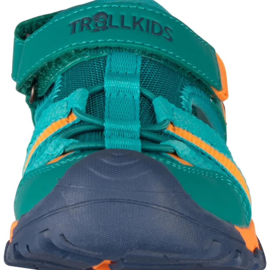 Schoenen < Trollkids Stavanger XT Sandalen Kinderen - Sea Green/Sahara Sunset/Madeira Blue