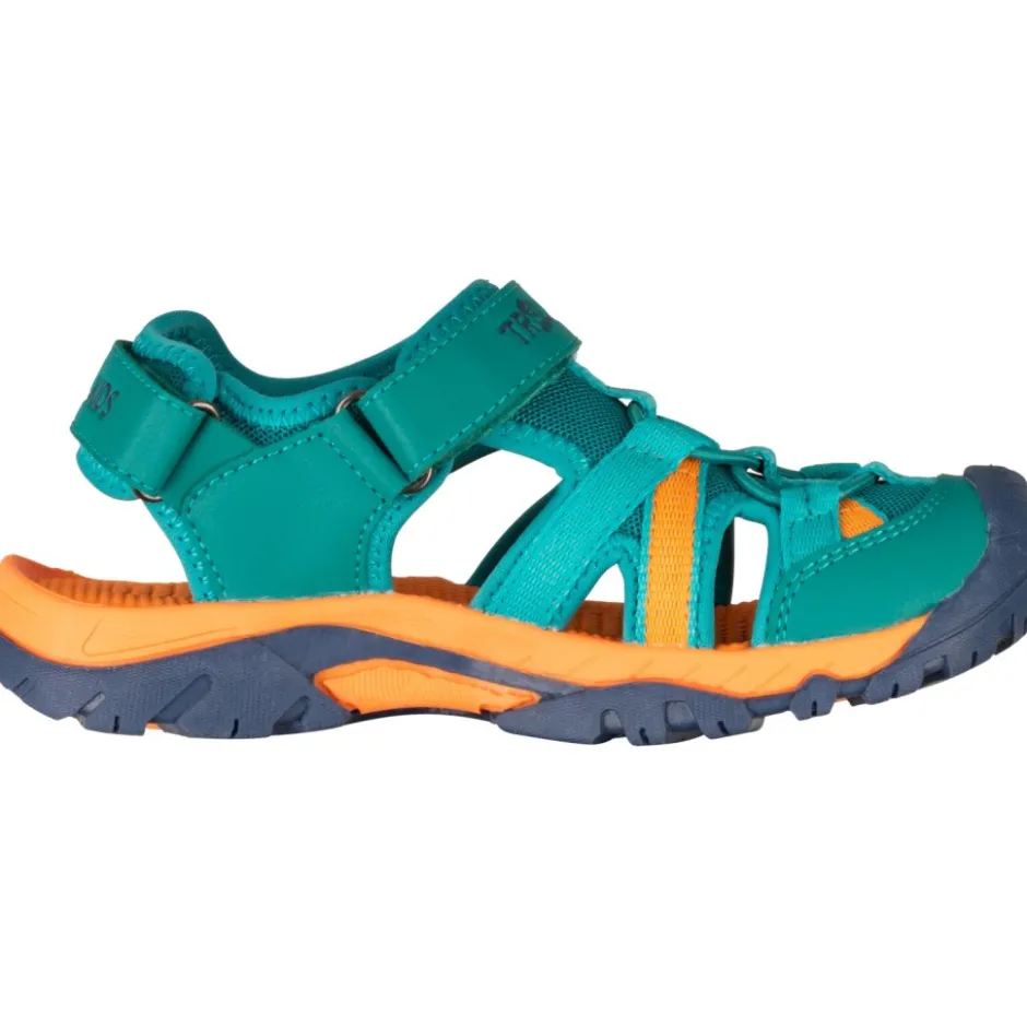 Schoenen < Trollkids Stavanger XT Sandalen Kinderen - Sea Green/Sahara Sunset/Madeira Blue