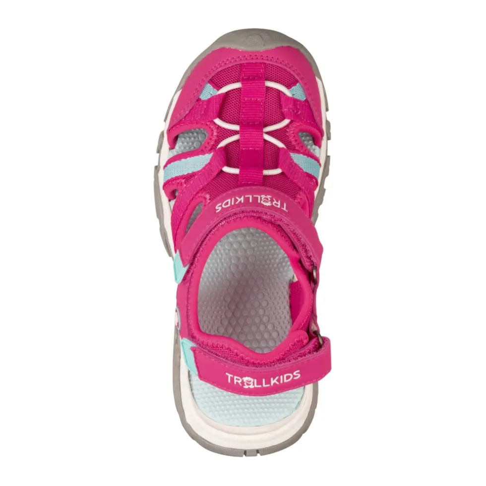 Trollkids Stavanger XT Sandalen Kinderen - Bright Pink/Dark Mint