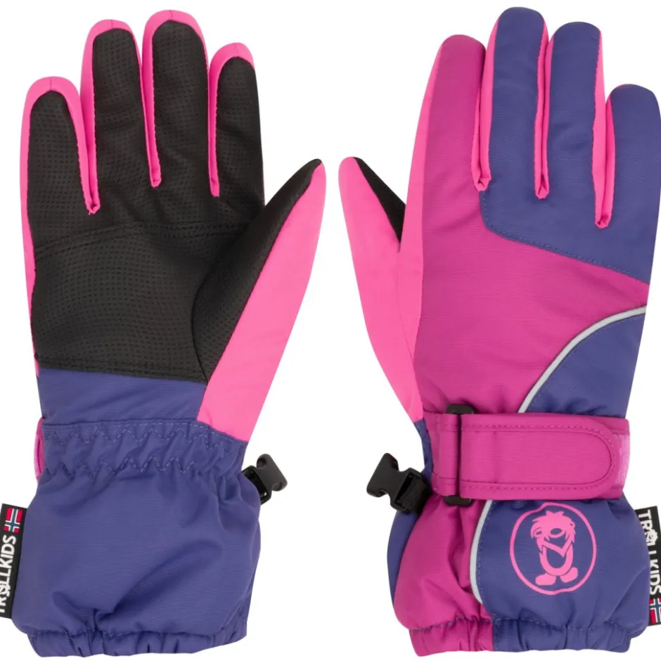 Handschoenen < Trollkids Troll Handschoenen Kinderen - Bright Berry/Dark Purple