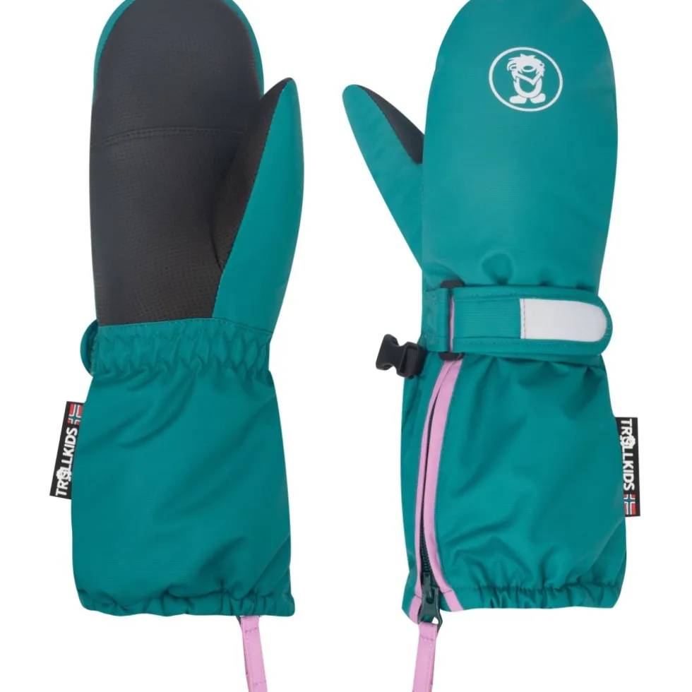Trollkids Troll XT Wanten Kinderen - Ocean Green/Light Violet