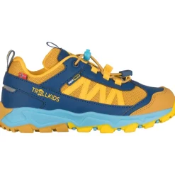 Trollkids Tronfjell Hiker Low Wandelschoenen Kinderen - Mustard/Dynamic Blue/Corn Yellow