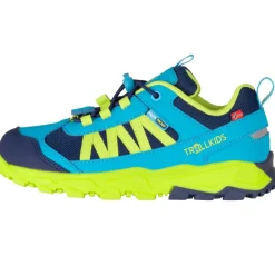 Wandelschoenen|Wandelschoenen < Trollkids Tronfjell Hiker Low Wandelschoenen Kinderen - Pool Blue/Dark Indigo/Spring Leaf