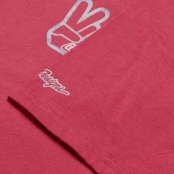 Troy Lee Designs T-Shirt Heren - Peace Out Fuchsia