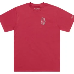 Troy Lee Designs T-Shirt Heren - Peace Out Fuchsia