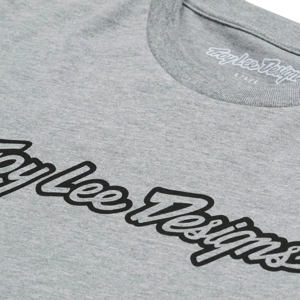 Troy Lee Designs T-Shirt Heren - Signature Gray Heather