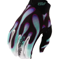 Troy Lee Designs Air Handschoenen - Overspray Black/Real Teal