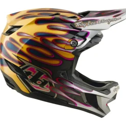 Downhill Helmen < Troy Lee Designs D4 Carbon IP He - Overpray God/Back