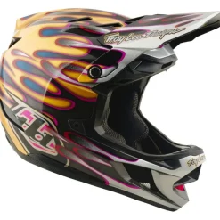Downhill Helmen < Troy Lee Designs D4 Carbon IP He - Overpray God/Back