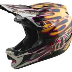 Downhill Helmen < Troy Lee Designs D4 Carbon IP He - Overpray God/Back