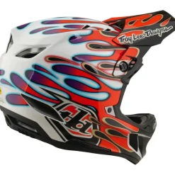 Mtb-Helmen|Downhill Helmen < Troy Lee Designs D4 Copoite IP He - Overpray White/Red