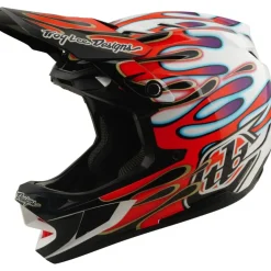 Mtb-Helmen|Downhill Helmen < Troy Lee Designs D4 Copoite IP He - Overpray White/Red