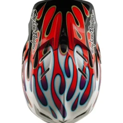 Mtb-Helmen|Downhill Helmen < Troy Lee Designs D4 Copoite IP He - Overpray White/Red