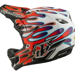 Mtb-Helmen|Downhill Helmen < Troy Lee Designs D4 Copoite IP He - Overpray White/Red