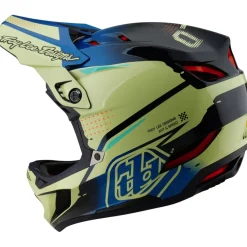Troy Lee Designs D4 Composite MIPS Helm - Drip Glo Yellow