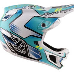 Troy Lee Designs D4 Composite MIPS Helm - Crest Real Teal