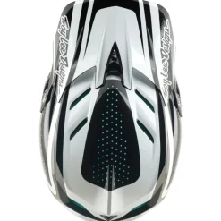 Troy Lee Designs D4 Polyacrylite MIPS Helm - The Line Charcoal/White