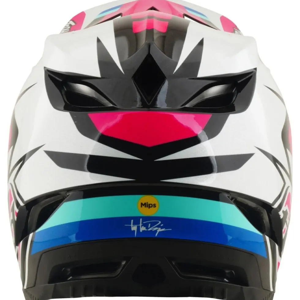 Troy Lee Designs D4 Polyacrylite MIPS Helm - Roamer Magenta