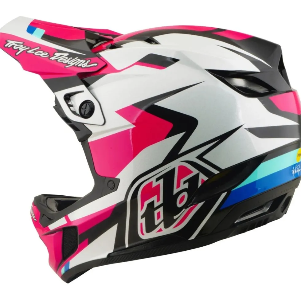 Troy Lee Designs D4 Polyacrylite MIPS Helm - Roamer Magenta