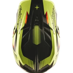 Troy Lee Designs D4 Polyacrylite MIPS Helm - Qualifer Black/Yellow
