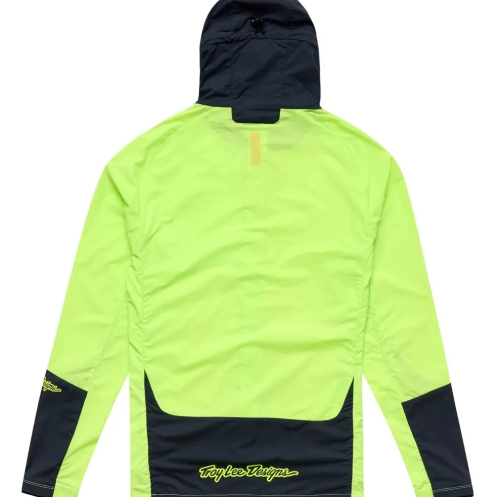 Troy Lee Designs Drift Windbreaker Jas Heren - Mono Glo Yellow