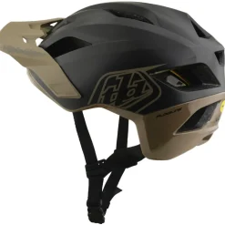 Troy Lee Designs Flowline MIPS Helm - Point Charcoal/Timber