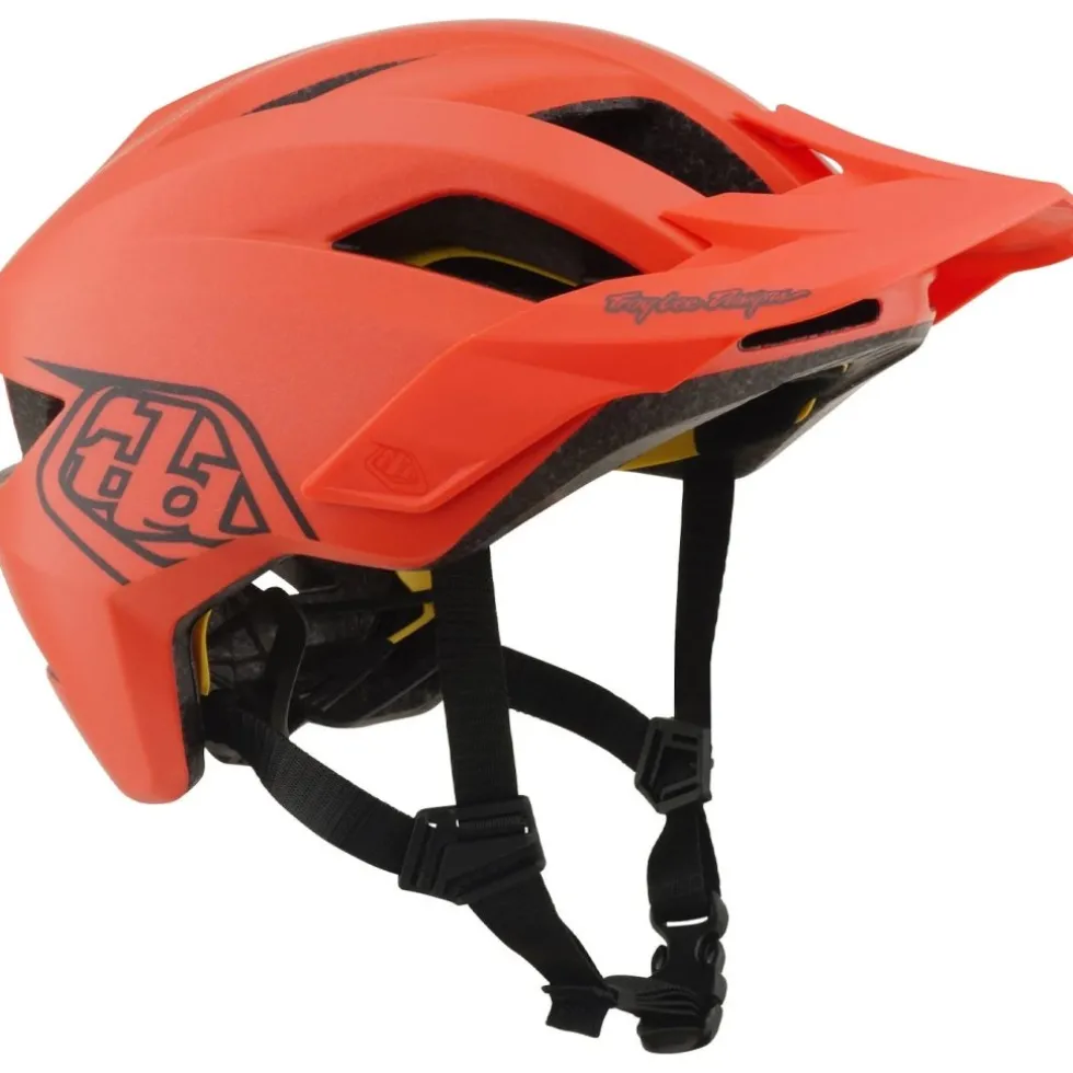 Troy Lee Designs Flowline MIPS Helm Kinderen - Point Coral/Charcoal