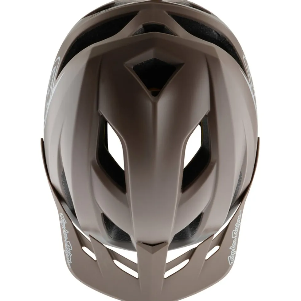 Troy Lee Designs Flowline MIPS Helm - Point Caper/Chalk