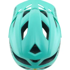E-Bike Helmen < Troy Lee Designs Flowline MIPS Helm Kinderen - Point Charcoal/Real Teal