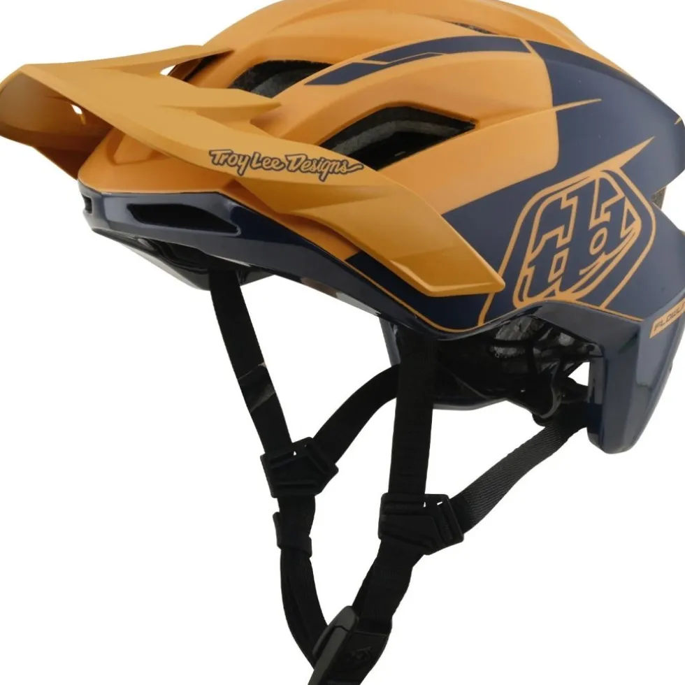 Troy Lee Designs Flowline SE MIPS Helm - Hydro Mustard/Black Iris