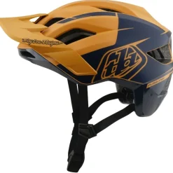 Troy Lee Designs Flowline SE MIPS Helm - Hydro Mustard/Black Iris