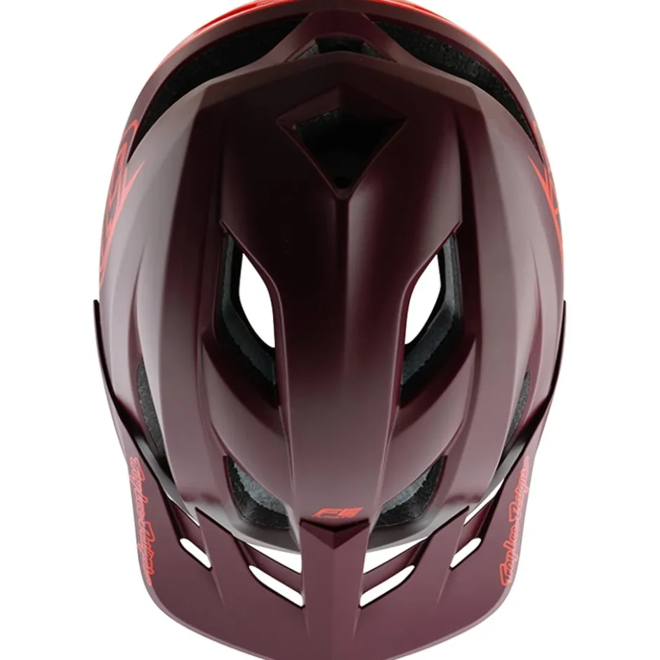 E-Bike Helmen < Troy Lee Designs Flowline SE MIPS Helm - Badge Maroon
